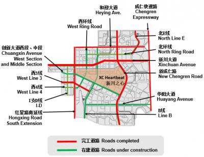 SSCIP Road Construction Layout