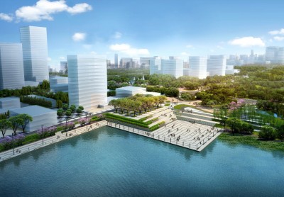 Xinchuan Heartbeat Central Park (West Park): Nebula Square (Artist’s Impressions)