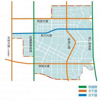 The Construction Progress of Road Network