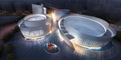 Tianfu New Area Cultural Center in SSCIP Starts Construction